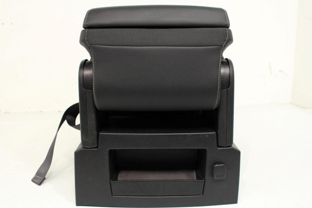 2014 - 19 Chevy Silverado GMC Sierra Black Leather Folding Jump Seat Console Kit