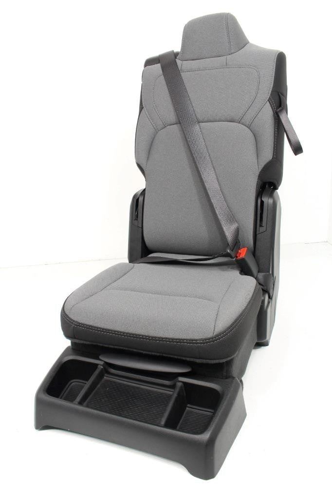 2019 - 2025 Dodge Ram 1500 Center Jumpseat & Install Kit & Trim, Gray Cloth OEM