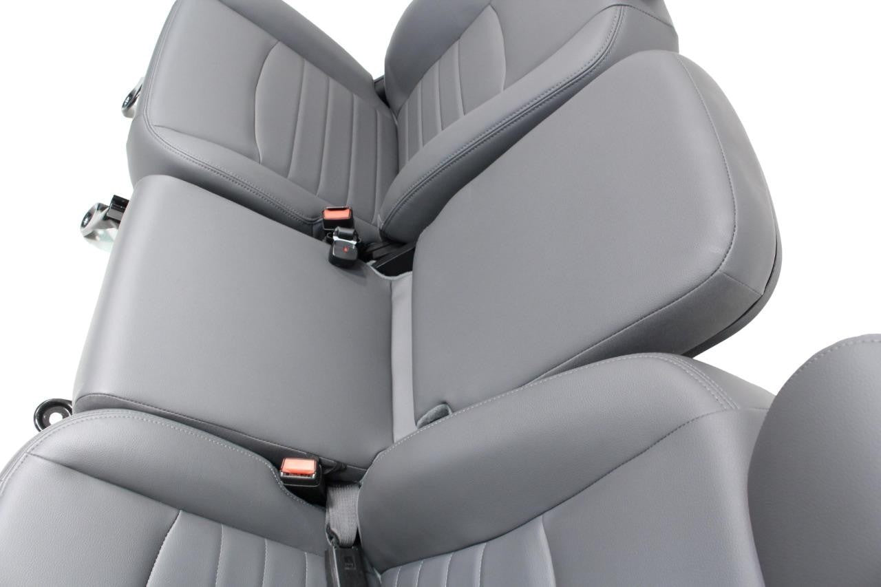 2009 - 2018 Dodge Ram Front Seats, Gray Vinyl Manual Bench w/ Center Fits 2002+