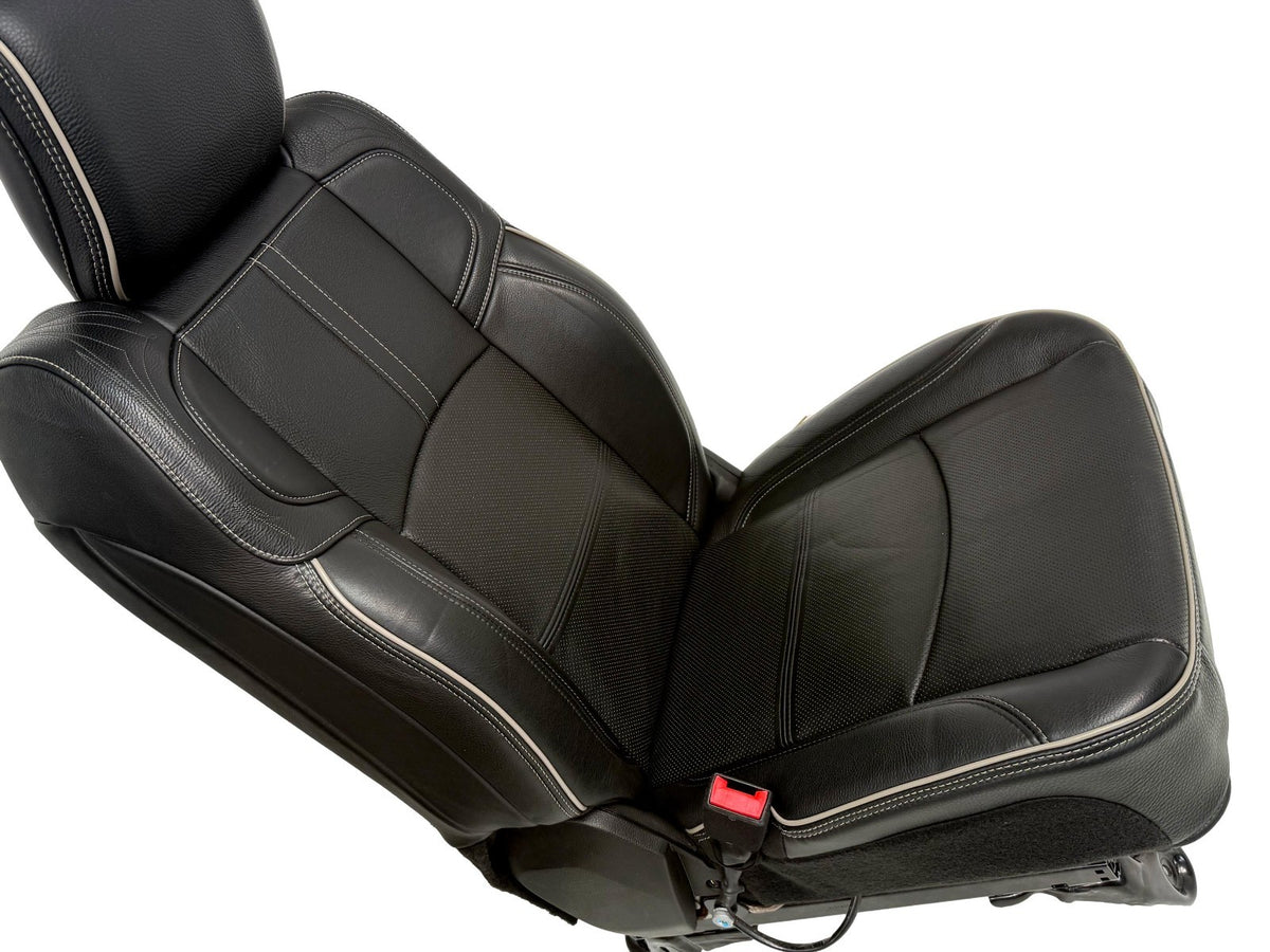2019 - 2026 Ram 2500 3500 HD Seats Set, Limited Black Leather Crew Cab Heat Cool