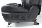 2002 - 2018 Ram Front Seats, Laramie Black Leather Heated Cooled w/ Memory