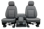 2021 - 2026 Ford F150 Front Seats, XL Slate Gray Cloth Manual Gray w/ Jumpseat