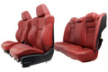 11-23 Dodge Charger SRT Seats, Demonic Red Laguna Leather OEM w/ Power Heat Cool