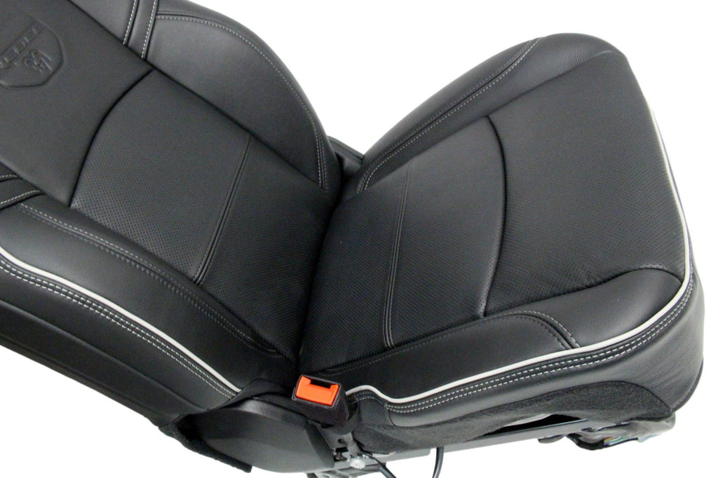2019 - 2026 Ram 2500 3500 HD Seats Set, Rebel Black Leather Crew Cab Heat Cool
