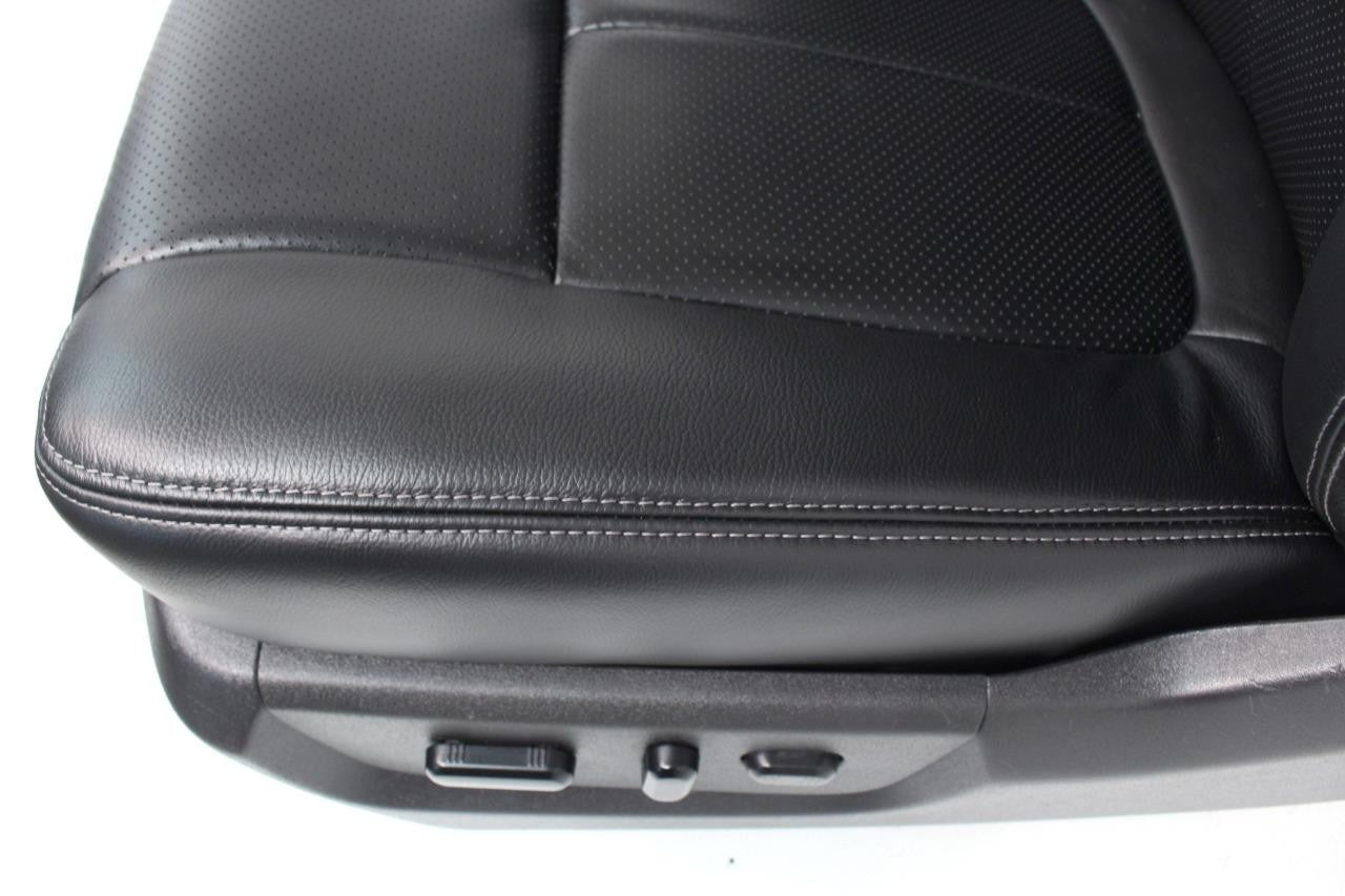 1999 - 2016 Ford Super Duty Front Seats, Lariat Black Leather, Power Heat Cool