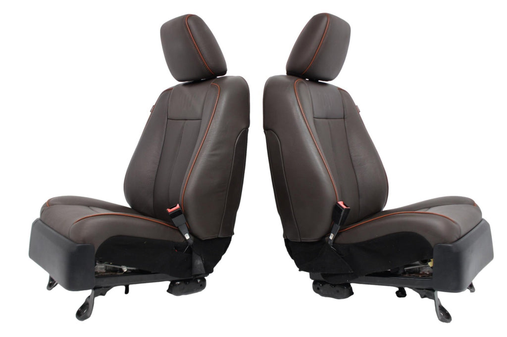 2015 - 2017 Ford Expedition King Ranch Front Seats, Mesa Brown Leather Heat Cool