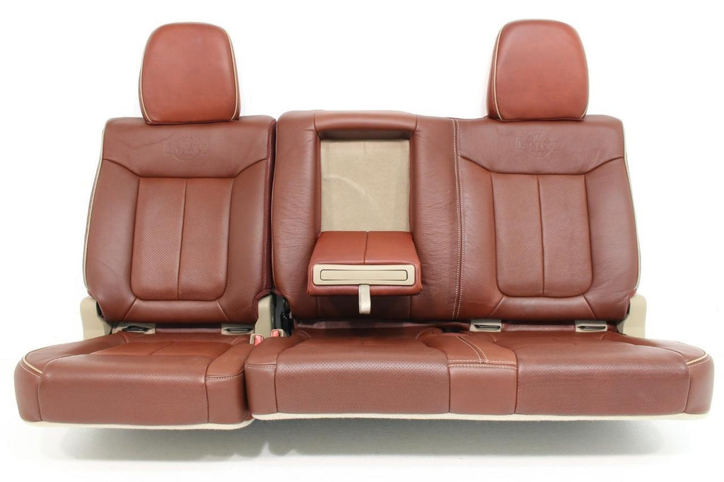 2009 - 2014 Ford F150 King Ranch Seats, Front & Rear, Leather Heated Cool Brown