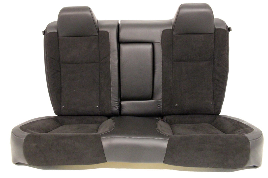 2008 - 2023 Dodge Challenger Rear Seats, SRT Hellcat Black Leather Suede