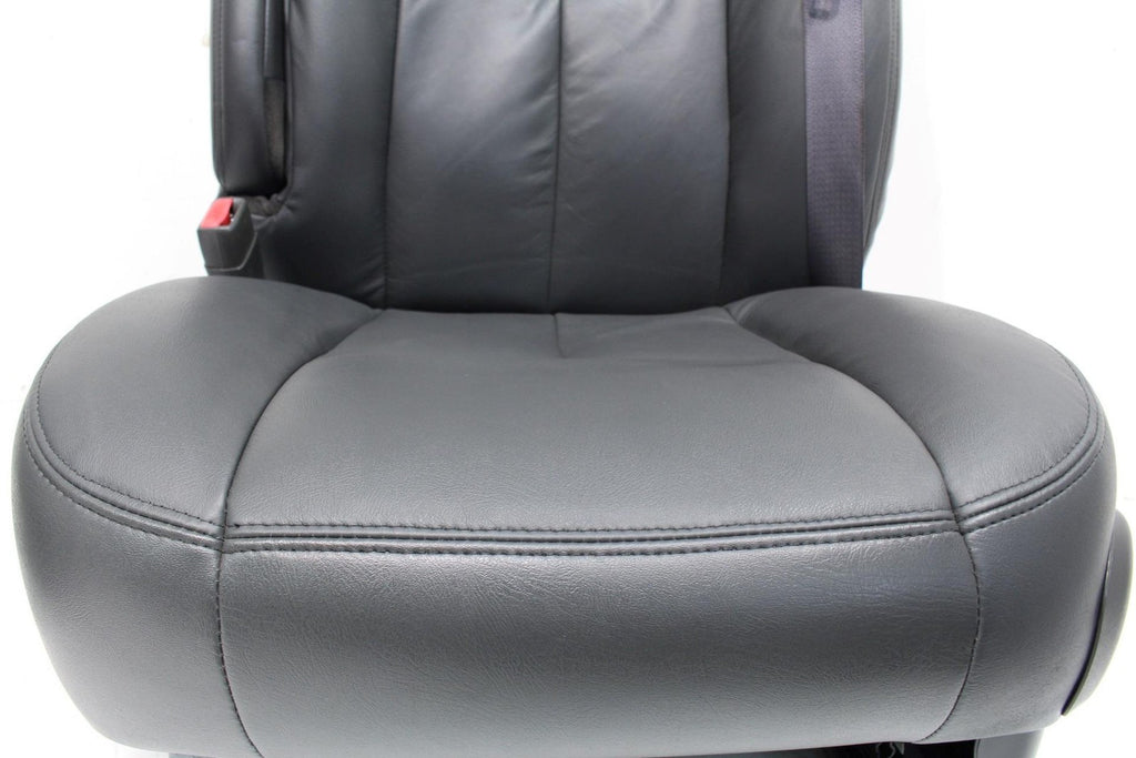 99-06 Sierra Silverado Front Seats, Dark Pewter Leather, Power Lumbar Bolster