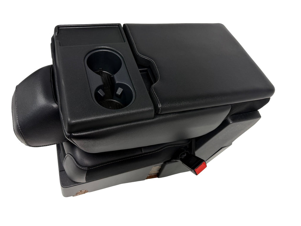 2021-2026 F150 Super Duty Console → Jump Seat Conversion Kit, Black Leather Used