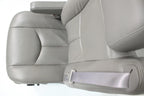 99-06 Chevy Silverado Sierra Tahoe Yukon Seats, Pewter Gray Leather Power Heated
