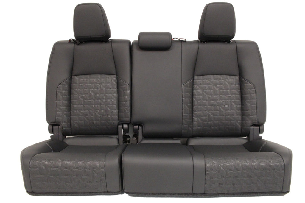 2024-2025 Toyota Tacoma TRD Double Cab Seats - Black SofTex Leather, Heated/Vent