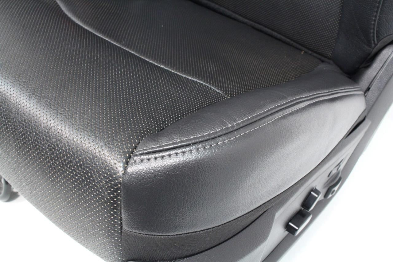 2009 - 2018 Dodge Ram Laramie Black Leather Heated & Cooled Front Seats