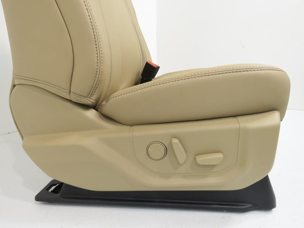 2015 - 2022 Ford F150 Super Duty Lariat Front Seats, Tan Leather Heat & Cool