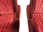 88-94 Chevy GMC Silverado Suburban C/K OBS Front Seats, Captains Chairs Red