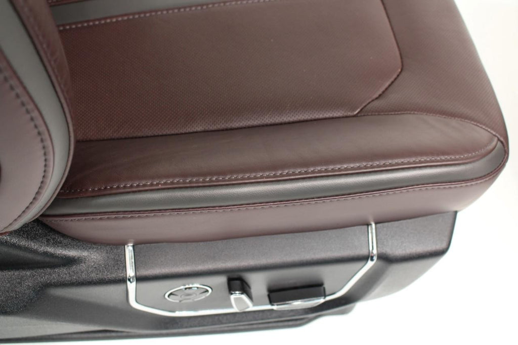 2015 - 2022 Ford F150 Super Duty Platinum Seats Set, Brunello Leather Heat Cool