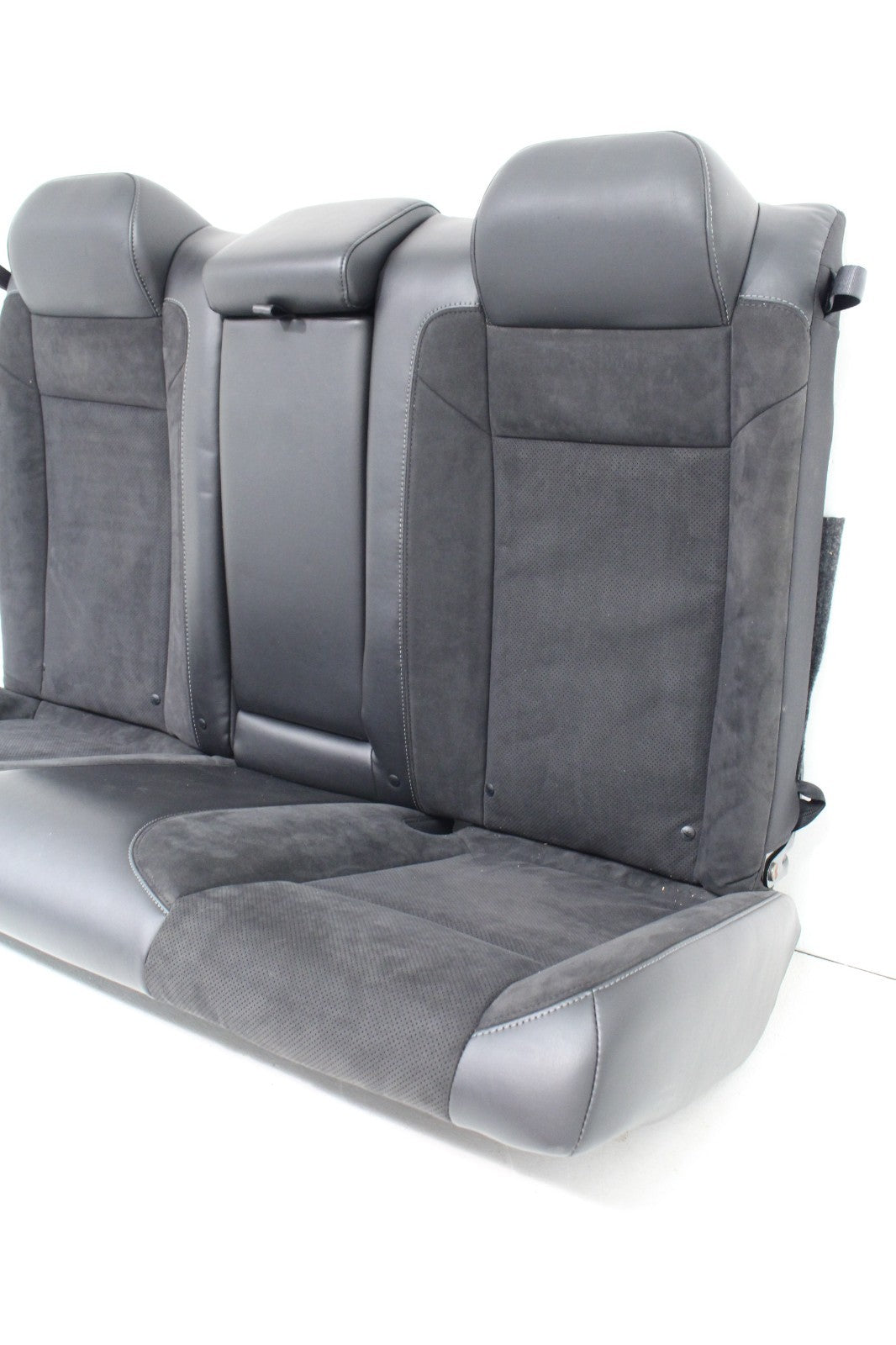 2008 - 2023 Dodge Challenger Seats Front Rear Black Leather w/ Suede, Scat Pack
