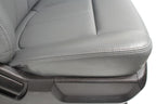 1999 - 2016 Ford Super Duty Front Seats, XLT Steel Gray Vinyl Bench w/ Jumpseat