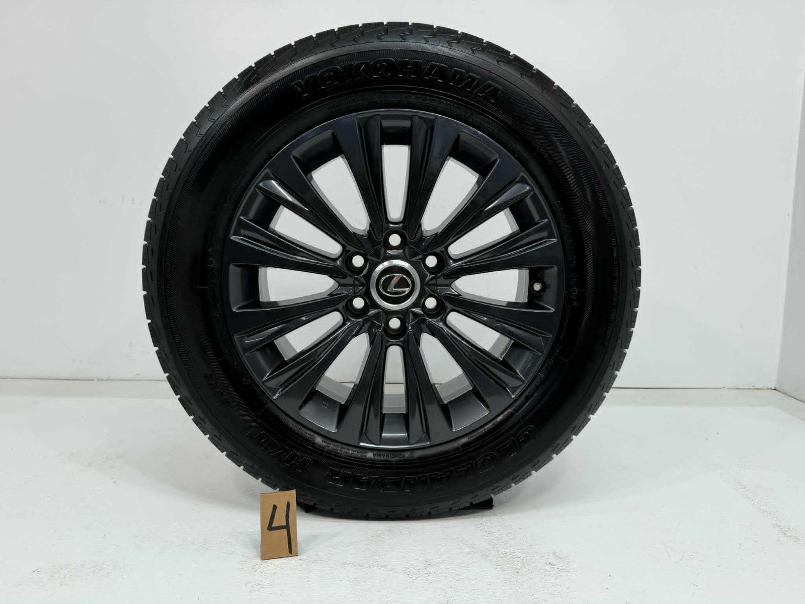19" Lexus GX460 OEM Wheels Set 4 Dark Gray Sport Design Yokohama Tires 265/55R19