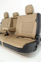 2021 - 2025 Ford F150 Lariat Front & Rear Seats, Baja Tan Leather, Crew Cab