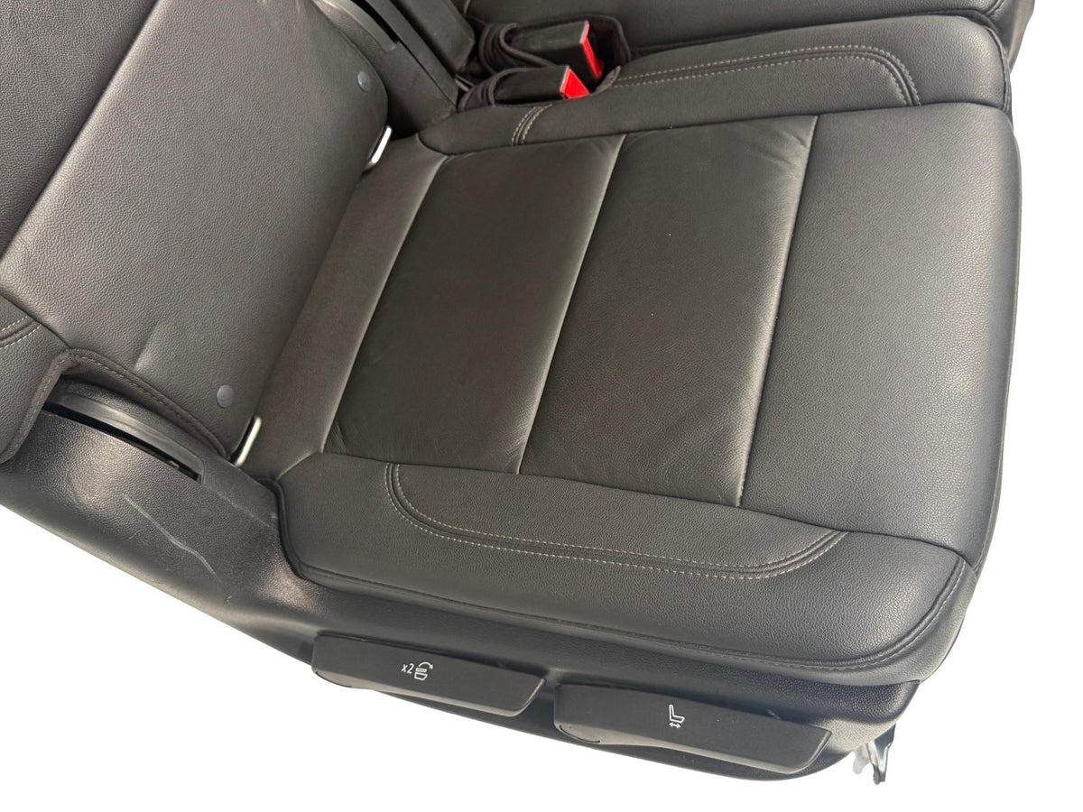 2021 - 2026 Chevy Tahoe Suburban 2nd Row Bench Seat, LT Black Leather Power Heat