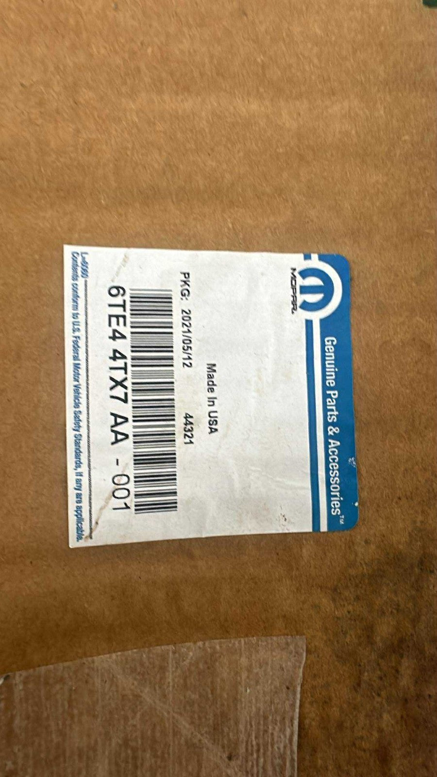 2019 - 2024 Ram 2500 3500 Slush Floor Mats, Black Rubber, Crew Cab, New OEM