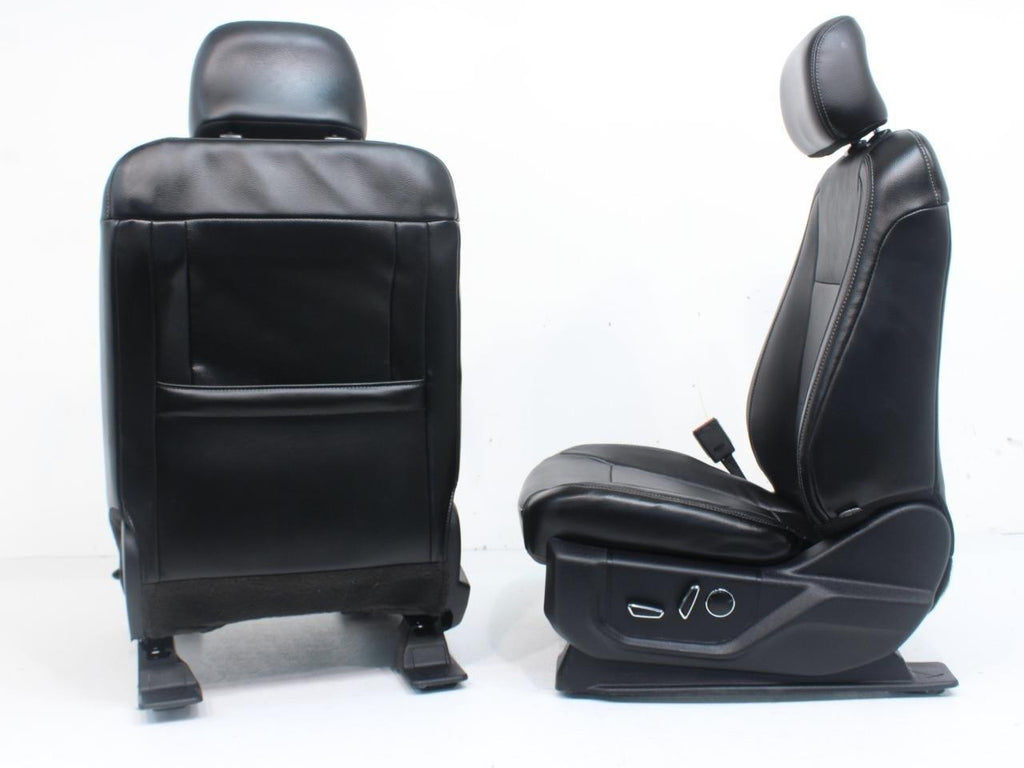 2015-2022 Ford F150 Super Duty Lariat Front Seats, Black Leather Heat Ventilated