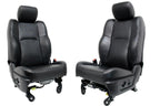 2002 - 2018 Ram Front Seats, Laramie Black Leather Heated Cooled w/ Memory
