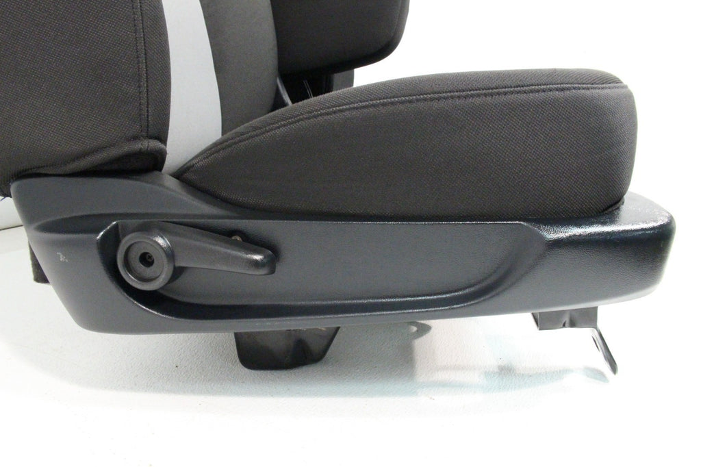 1998 - 2011 Ford Ranger Seats, 60-40 Split Bench, Black Gray Cloth, Extended Cab