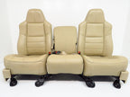 2008 - 2010 Ford Super Duty Front Seats w/ Jump, Lariat Tan Leather Heated Power