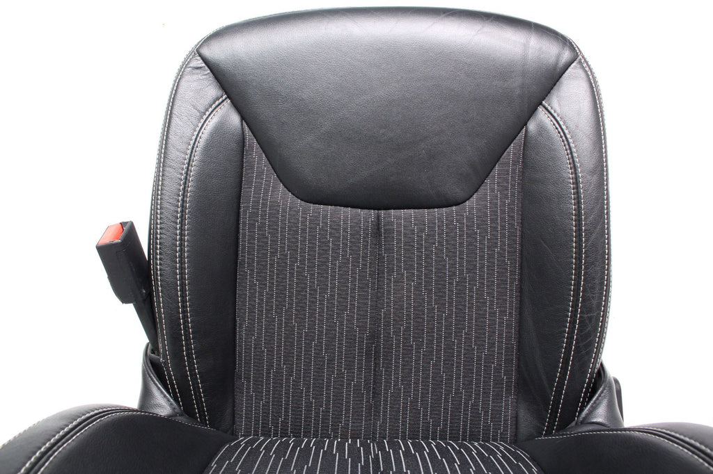 07-18 Jeep Wrangler JKU Freedom Edition Seats, Oscar Mike Black Leather Full Set