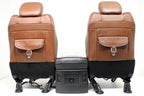 2002 - 2018 Ram Longhorn Seats Set, Crew Cab Cattle Brown Leather Heat & Cool