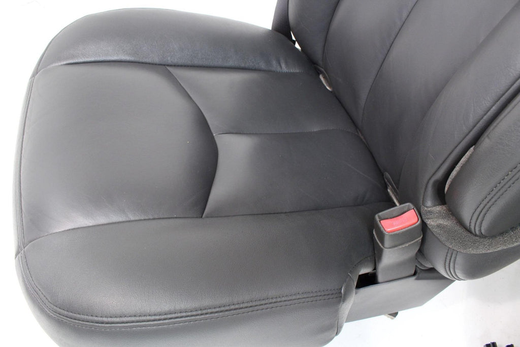 99-06 Sierra Silverado Front Seats, Dark Pewter Leather, Power Lumbar Bolster