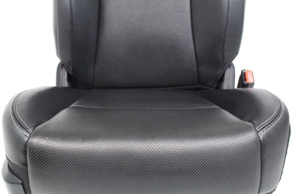 2002 - 2018 Ram Front Seats, Laramie Black Leather Heated Cooled w/ Memory