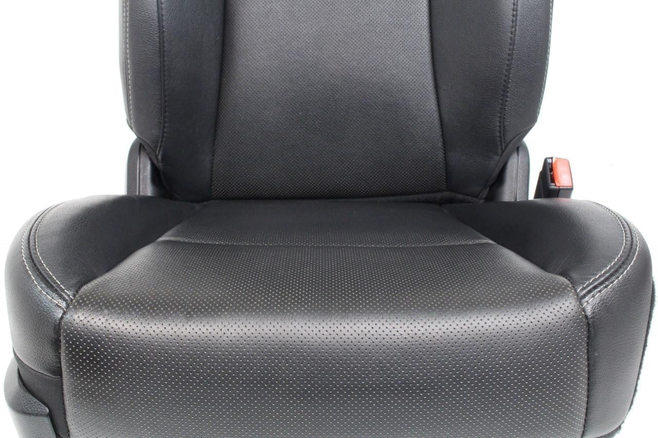 2002 - 2018 Ram Front Seats, Laramie Black Leather Heated Cooled w/ Memory
