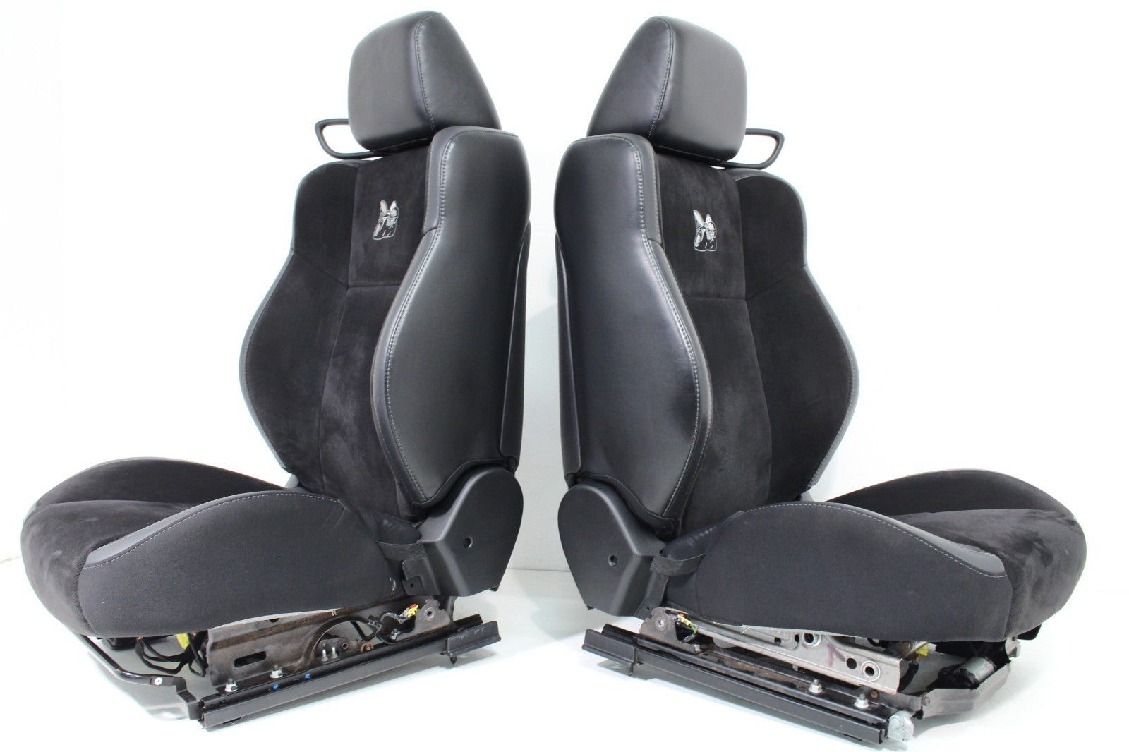 2008 - 2023 Dodge Challenger Seats, Black Leather w/ Alcantara Suede, Scat Pack