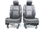 2002 - 2018 Ram Front Seats, Laramie Black Leather Heated Cooled w/ Memory