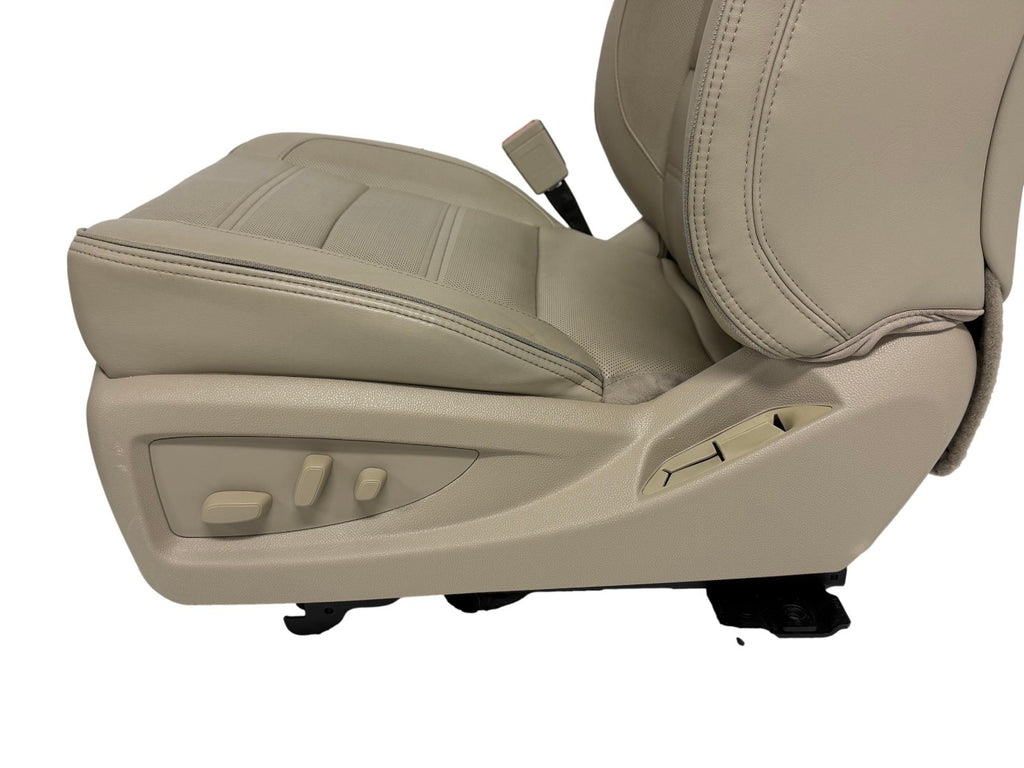 2015 - 2016 GMC Yukon Denali Front Seats, Shale Leather Heated Cooled, Fits OBS