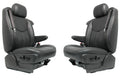 99-07 Sierra Silverado Front Seats, Dark Pewter Leather, Power 2-Way Lumbar