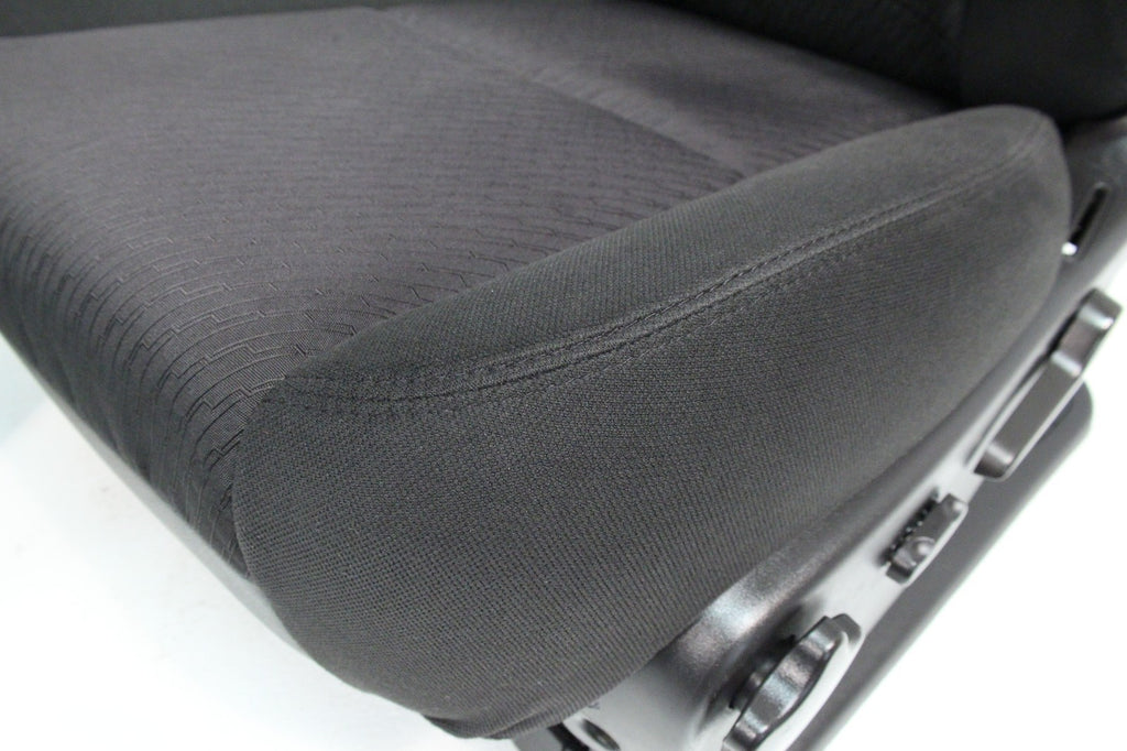 2007 - 2014 GM Silverado Tahoe Suburban Front Seats, LT Powered Black Cloth OEM