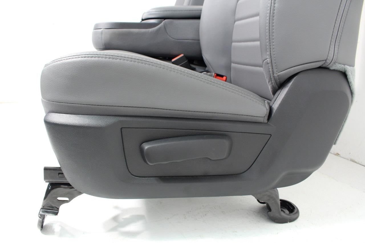 2009 - 2018 Dodge Ram Front Seats, Gray Vinyl Manual Bench w/ Center Fits 2002+