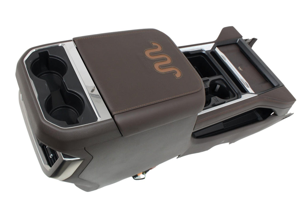 2023 - 2026 Ford F250 F350 Super Duty  King Ranch Center Console, OEM Java Brown