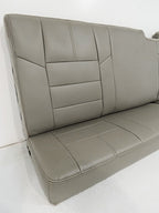 2008 - 2010 Ford Super Duty Supercab Ext Cab Rear Seats,  Stone Gray Leather OEM