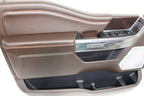 2023 - 2025 Ford Super Duty King Ranch Door Panels, Full Set, Brown Leather OEM