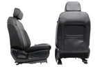 2019 - 2023 Ford Ranger Seat Set, Lariat Heated Black Leather Front & Rear OEM