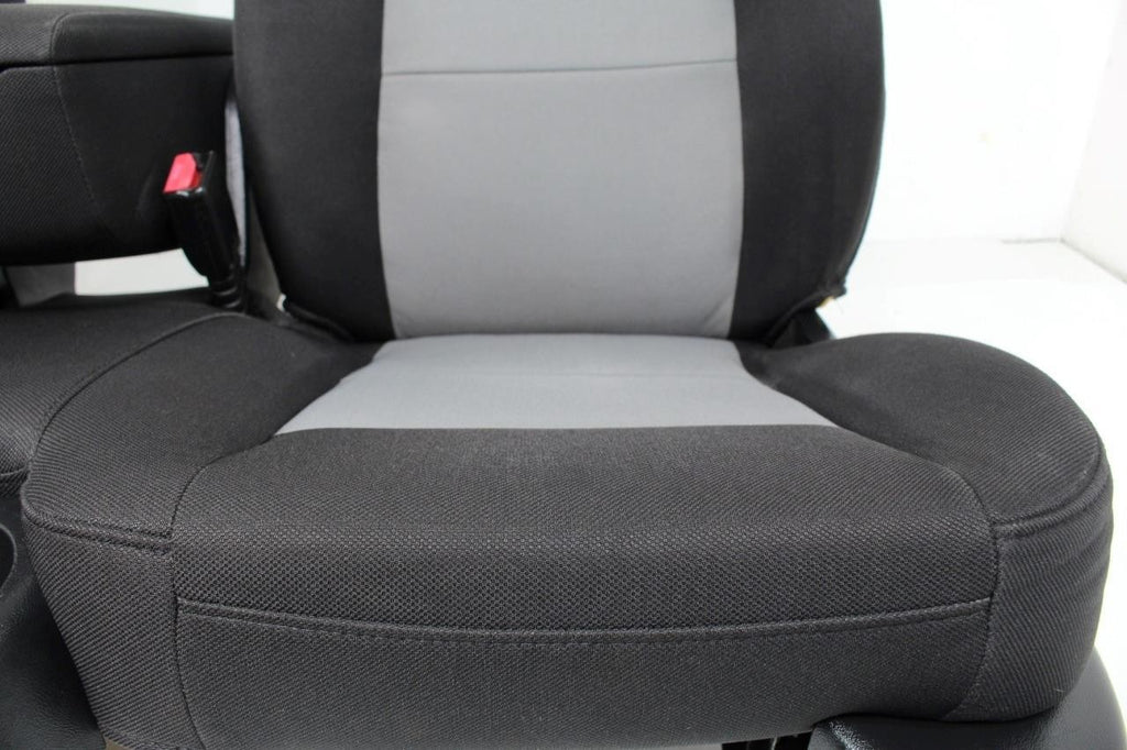 1998 - 2010 Ford Ranger Seats, 60-40 Split Bench, Black Gray Cloth, Regular Cab