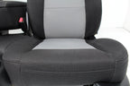 1998 - 2010 Ford Ranger Seats, 60-40 Split Bench, Black Gray Cloth, Regular Cab