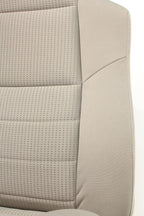 1999-2010 Ford Super Duty Stone Gray Cloth Bucket Seats with Folding Jump Seat