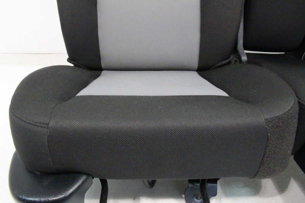 1998 - 2011 Ford Ranger Seats, 60-40 Split Bench, Black Gray Cloth, Extended Cab