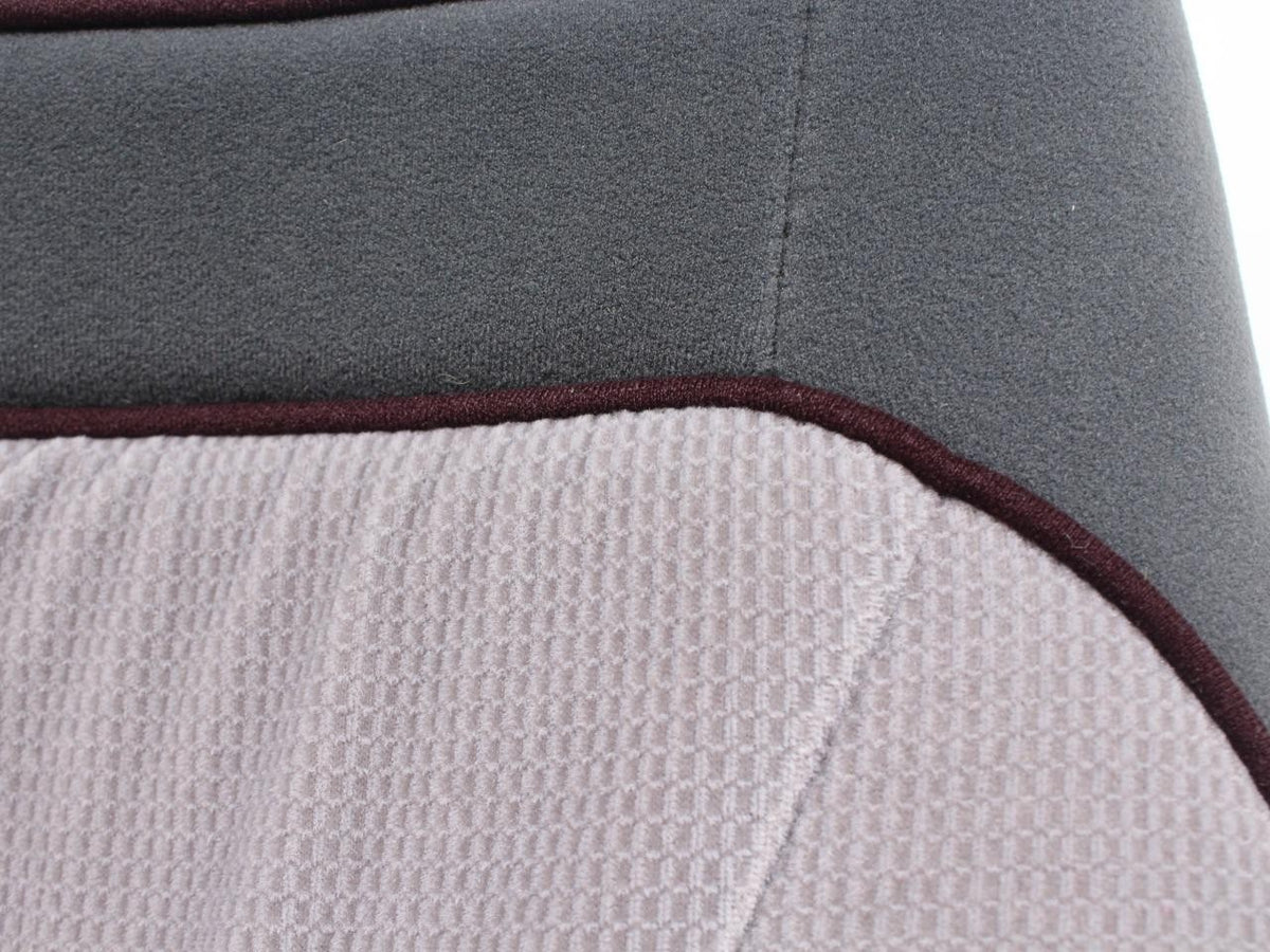Ford Econoline Front Bucket Seats, Powered Gray Cloth w/ Folding Armrests, 1997+